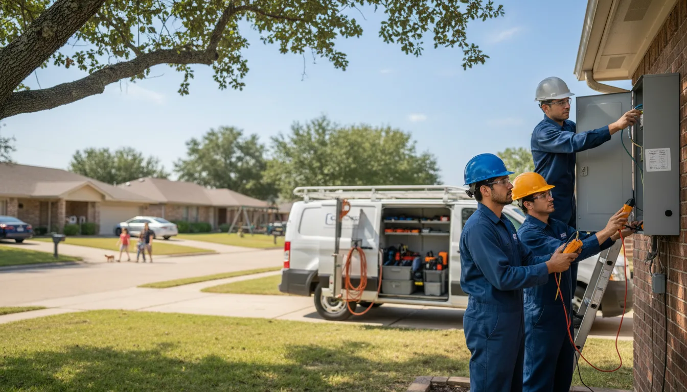 Certified electrician providing emergency electrical services in Loreauville, LA